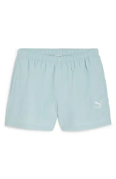 Puma Classic A-line Shorts In Turquoise Surf