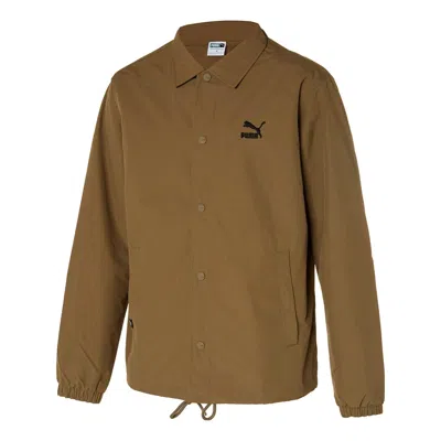 Puma Classic Coaches Jacket 'brown'