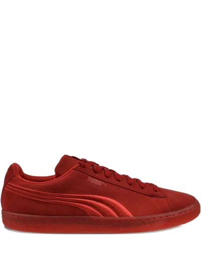 Puma Classic Leather Sneakers In Red