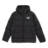 Puma Classic Puffer Jacket 'black' In Blue