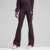 Puma Classics Big Kids' Flared Leggings In Midnight Plum
