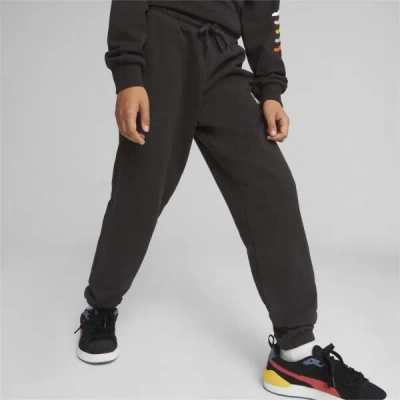 Puma Kids' Classics Brand Love Boys' Sweatpants In Black