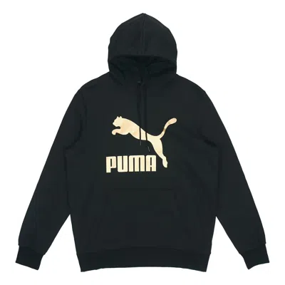 Puma Classics Bronzing Logo Printing Sports Black
