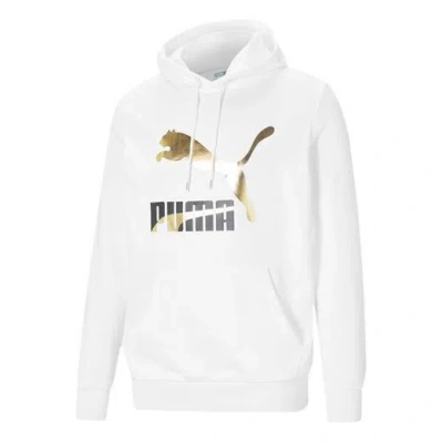 Puma Classics Bronzing Logo Printing Sports White
