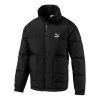 Puma Logo Quilted Puffer Jacket In Black