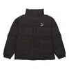 Puma Classics Down Puffer Jacket 'black White' In Blue