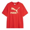 Puma Classics Gs Shortsleeve Tee 'red Gold'