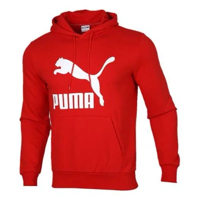 Puma Classics Logo Hoodie 'red'