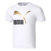 Puma Classics Logo Metallic Tee 'white'