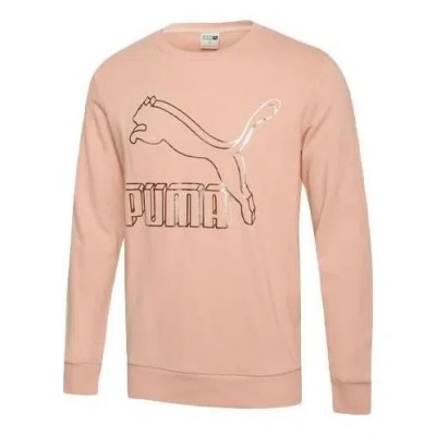 Puma Classics Logo Sweater 'pink Black'
