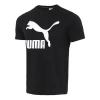 Puma Casual Sports Round Neck Breathable Short Sleeve Black In Black