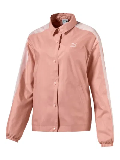 Puma Classics Logo T7 Jacket In Pink