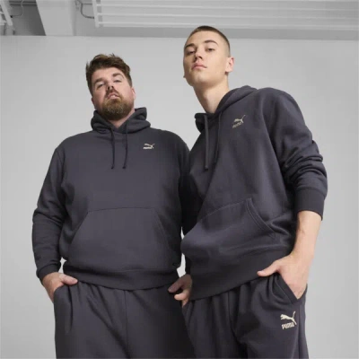 Puma Classics Men's Hoodie In Galactic Gray