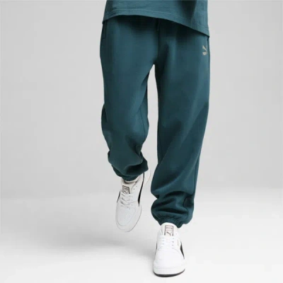 Puma Classics Men's Sweatpants In Cold Green
