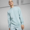 Puma Classics Men's Waffle Sweatshirt In Turquoise Surf