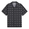 Puma Classics New Prep Aop Woven Shirt 'black'