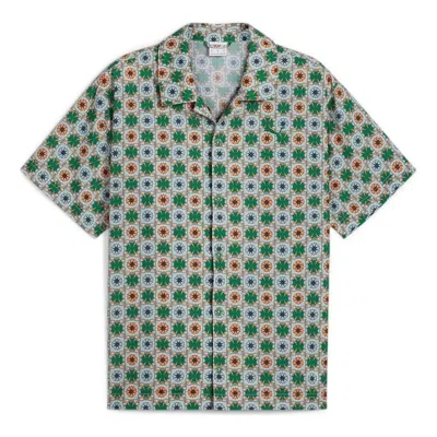 Puma Classics New Prep Aop Woven Shirt 'green'