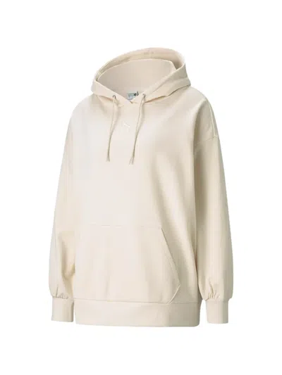 Puma Classics Oversized Hoodie In Neutral
