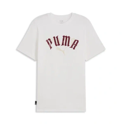 Puma Classics Play Loud Logo Men's T-shirt In White