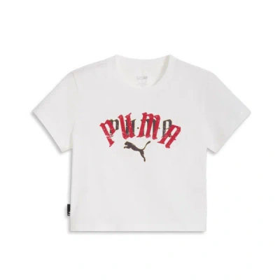 Puma Classics Play Loud Women's Baby T-shirt In White
