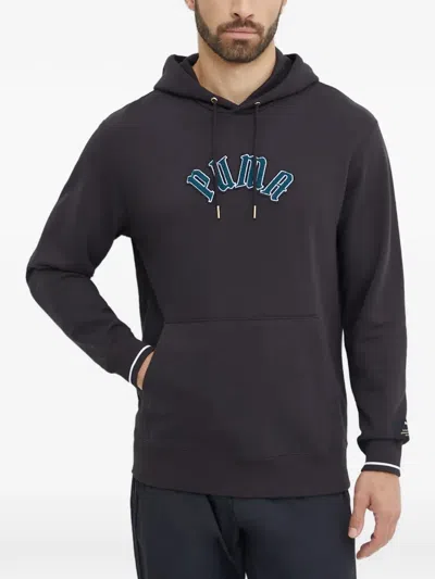 Puma Classics Play Paris Hoodie In Purple