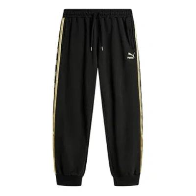 Puma Classics Sweatpants 'black Yellow'