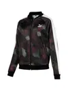 Puma Classics T7 Striped Patterned Sweatshirt In Black
