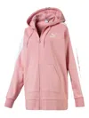 Puma Classics Tape T7 Zip-up Hoodie In Pink