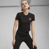Puma Classics Women's Baby T-shirt In Black