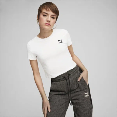 Puma Classics Women's Baby T-shirt In White