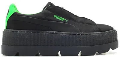 Pre-owned Puma Cleated Creeper Surf Rihanna Fenty Black Green (women's) Sneakers In  Black/green Gecko