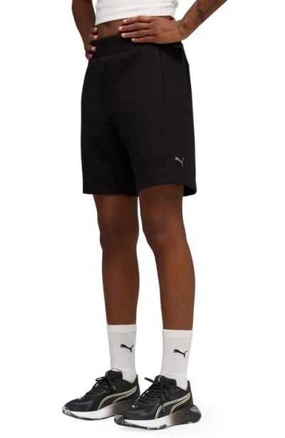 Puma Cloudspun Bike Shorts In Black
