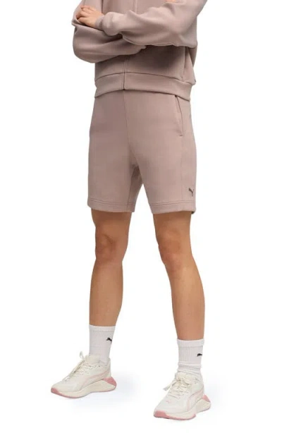 Puma Cloudspun Bike Shorts In Neutral