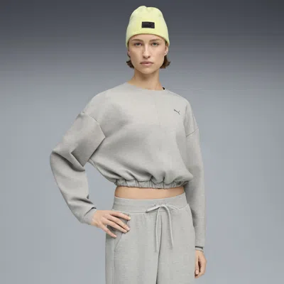 Puma Cloudspun Crew Women In Gray