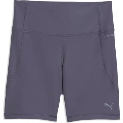 Puma Cloudspun High Waist 6-inch Short Tights In Blue