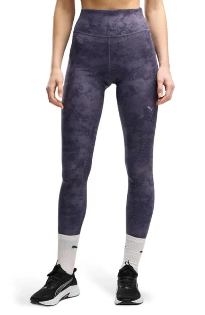 Puma Cloudspun High Waist Performance Full Leggings In Neutral