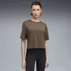 Puma Cloudspun Oversized T-shirt Women In Burgundy
