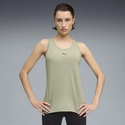 Puma Cloudspun Racerback Tank Top Women In Green