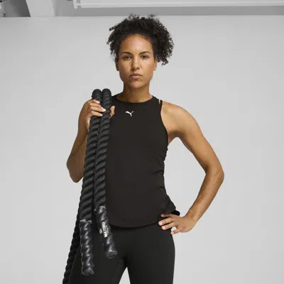 Puma Cloudspun Racerback Women's Tank Top In Black