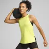 Puma Cloudspun Racerback Women's Tank Top In Yellow