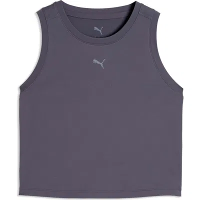 Puma Cloudspun Sleeveless Performance Tank In Blue