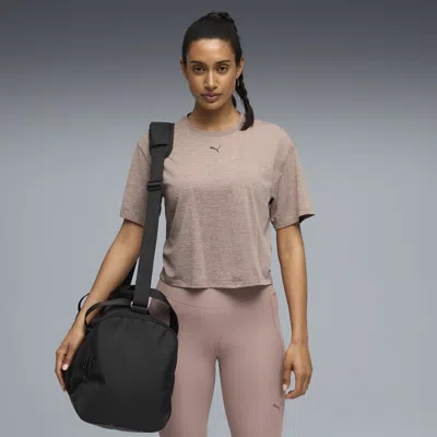 Puma Womens Crew Neck Short Sleeve Active T-shirt In Pink