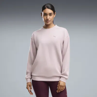 Puma Cloudspun Ultra Soft Women's Relaxed Training Top In Pink