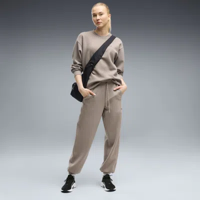 Puma Cloudspun Ultra Soft Women's Training Joggers Pant In Gray