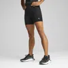 Puma Cloudspun Women's High-waist 5" Tight Shorts In Black