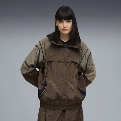 Puma Clrt Ripstop Jacket Unisex In Brown