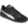 Puma Club 5v5 Class Act Low Top Sneaker In  Black- White-gold