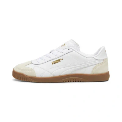 Puma Club 5v5 Lux Men's Sneakers In Alpine Snow- White- Gold
