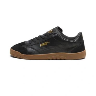 Puma Club 5v5 Lux Women's Sneakers In Black- Black- Gold