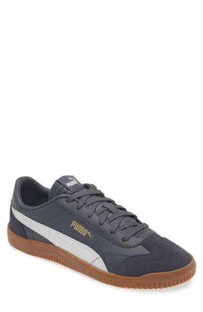 Puma Club 5v5 Sneaker In Galactic Gray-fther Gray-gold